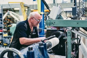 Valser i gummi eller polyurethan